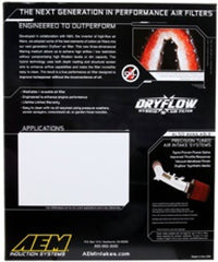 AEM 02-07 Dodge Ram 3.7L (V6)/4.7L-5.9L (V8) Dryflow Panel Air Filter - Burkken Auto Parts