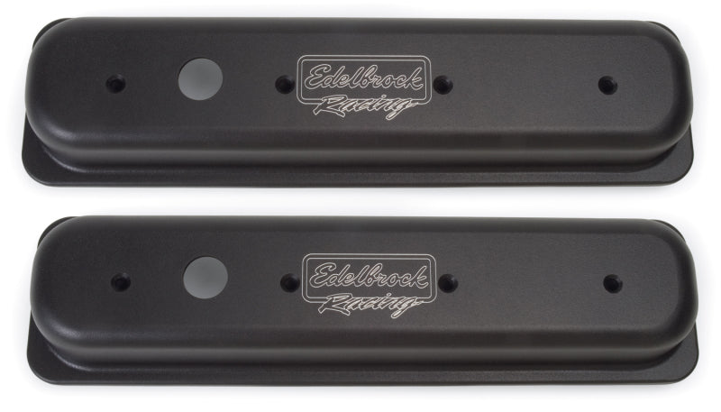 Edelbrock Valve Cover Victor Series Chevrolet 1987-1995 262-400 CI V8 Black - Burkken Auto Parts