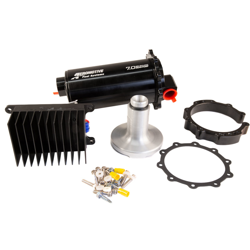 Aeromotive Fuel Pump Module TVS 90-Deg Outlet Brushless Spur 7.0 - Burkken Auto Parts
