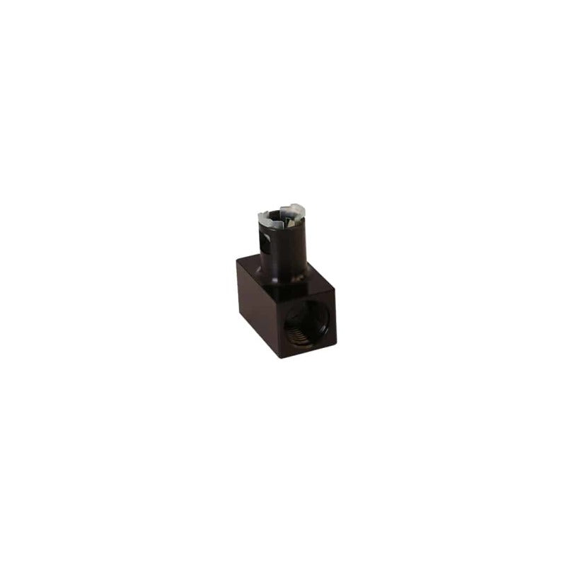 Aeromotive Fitting - Tee - 2x AN-08 Port - 5/16 Quick Connect - Burkken Auto Parts