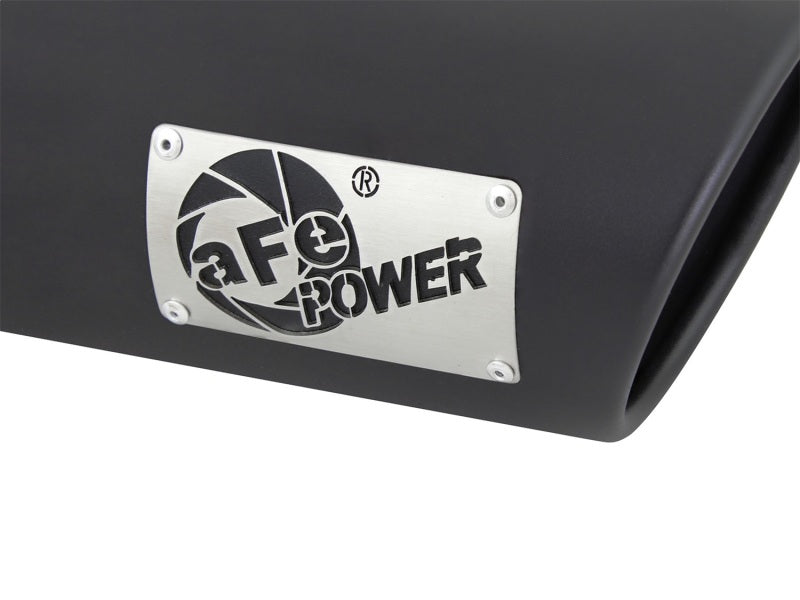 aFe Diesel Exhaust Tip Bolt On Black 4in Inlex x 5in Outlet x 15in - Burkken Auto Parts