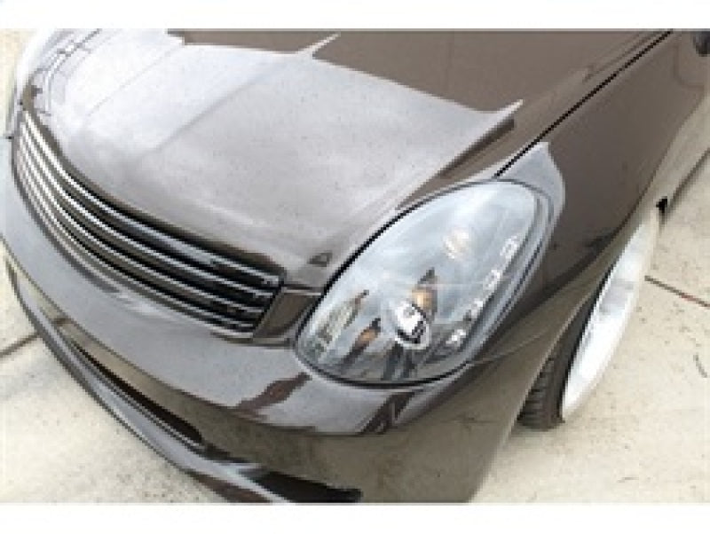 Spyder Infiniti G35 03-04 4DR Projector Halogen - LED Halo DRL Blk High H4 PRO-YD-IG35034D-DRL-BK - Burkken Auto Parts