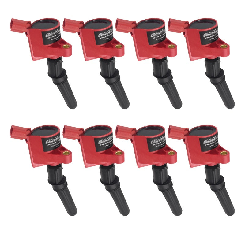 Edelbrock 98-08 Ford V8 4.6L-5.4L/V10 6.8L Coil-On-Plug (COP) - Set of 8 - Burkken Auto Parts