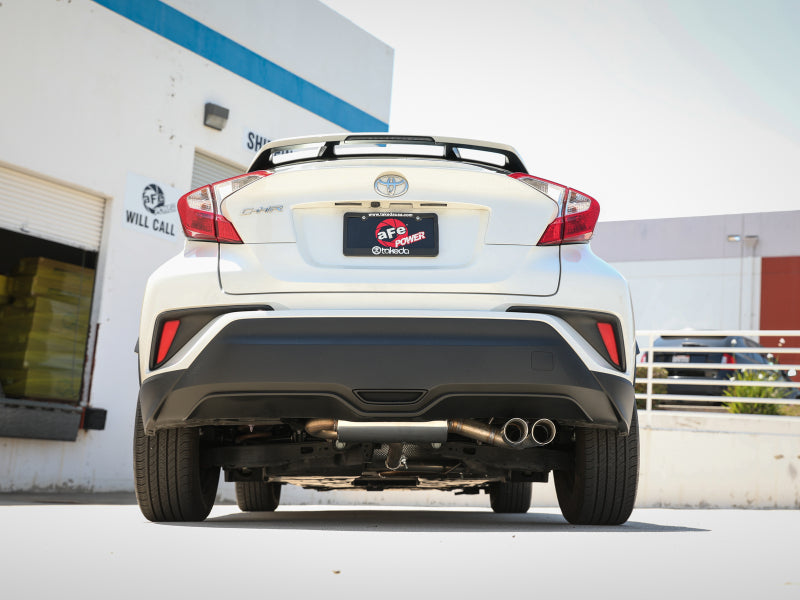 aFe Takeda 18-21 Toyota C-HR 2.0L 2.5in 304 Stainless Steel Cat-Back Exhaust w/ Polished Tip - Burkken Auto Parts