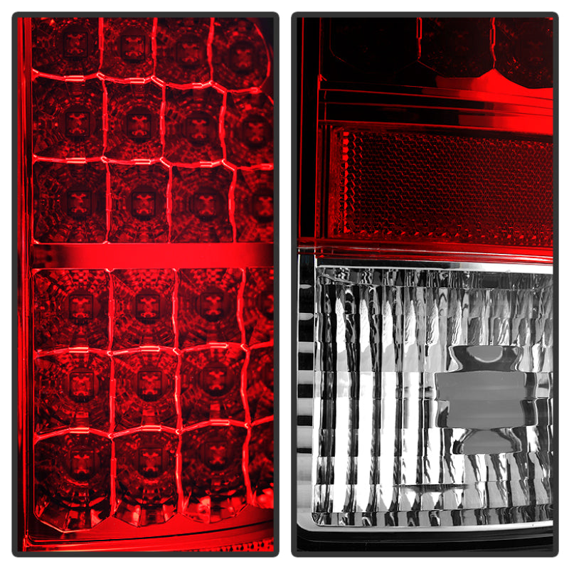 Spyder Chevy Suburban/Tahoe 1500/2500 00-06 LED Tail Lights Red Clear ALT-YD-CD00-LED-RC - Burkken Auto Parts