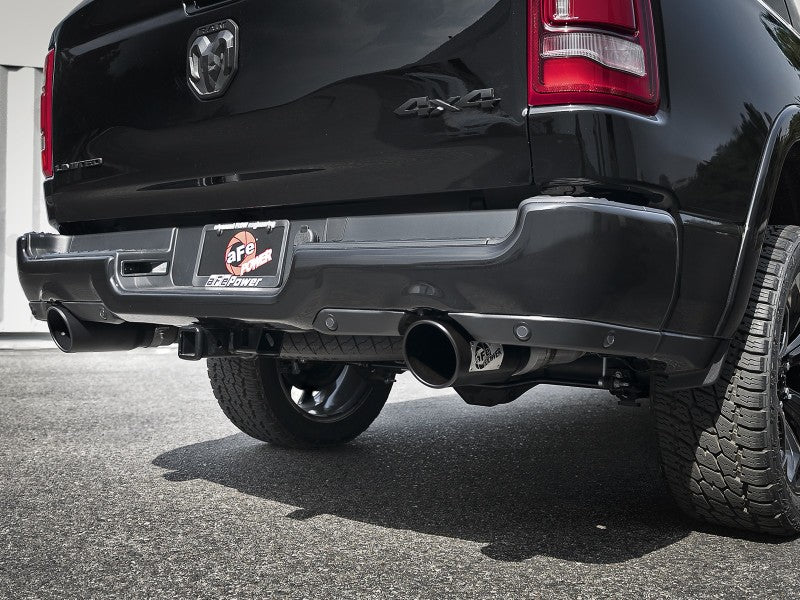 aFe MACH Force-XP 4-1/2in Steel OE Replacement Exhaust Tips - 2021+ Dodge Ram (5.7L V8) - Black - Burkken Auto Parts