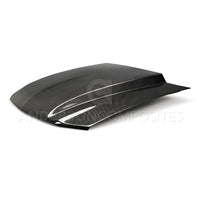 Anderson Composites 2013-2014 Ford Mustang Type-CJ Carbon Fiber Cowl Hood - Burkken Auto Parts
