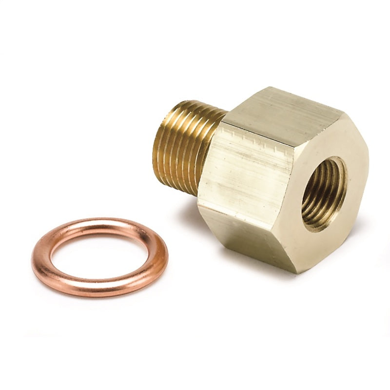 Autometer Metric Oil Pressure Adapter - 1/8in NPT to M12x1 - Burkken Auto Parts