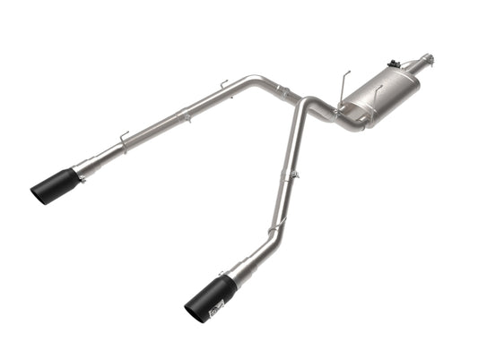 aFe 09-18 Ram 1500 V8 5.7L Hemi Gemini XV 3in 304 SS Cat-Back Exhaust w/ Black Tips - Burkken Auto Parts