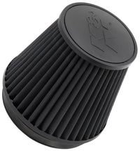 K&N Universal Rubber Filter Round Tapered 6in Flange ID x 7.5in Base OD x 5.25in Top OD x 6in Height - Burkken Auto Parts