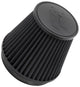 K&N Universal Rubber Filter Round Tapered 6in Flange ID x 7.5in Base OD x 5.25in Top OD x 6in Height - Burkken Auto Parts