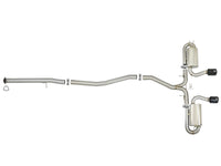aFe Takeda 3in 304 SS Cat-Back Exhaust w/ Dual Center Black Tips 17+ Honda Civic Si (2dr) I4 1.5L - Burkken Auto Parts