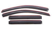 AVS 08-17 Buick Enclave Ventvisor In-Channel Front & Rear Window Deflectors 4pc - Smoke - Burkken Auto Parts