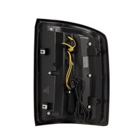 AlphaRex 14-18 GMC Sierra 1500/2500HD/3500HD LUXX-Series LED Tail Lights Blk w/Actv Light & Seq. Sig - Burkken Auto Parts