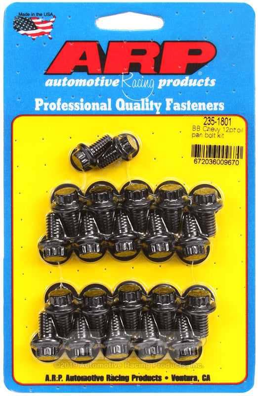 ARP BB Chevy 12pt Oil Pan Bolt Kit - Burkken Auto Parts