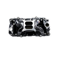 Edelbrock RPM Air-Gap Intake Manifold for Big-Block Chevy Oval Port - Black Plasma Finish