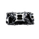 Edelbrock RPM Air-Gap Intake Manifold for Big-Block Chevy Oval Port - Black Plasma Finish