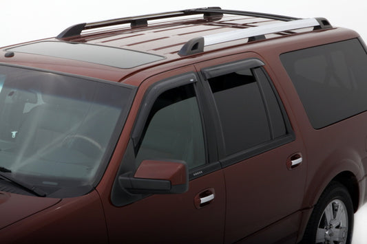 AVS 98-18 Lincoln Navigator Ventvisor Outside Mount Window Deflectors 4pc - Smoke - Burkken Auto Parts