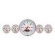 Autometer Arctic White 3-3/8in Electric Speedometer with Wheel Odometer/ 2-1/16in Oil Pressure - Burkken Auto Parts