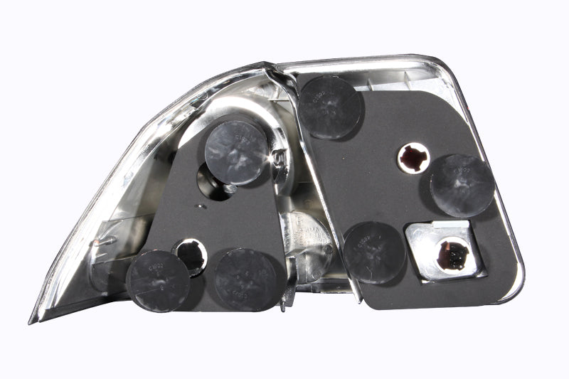 ANZO 2001-2004 Honda Civic Taillights Black - Burkken Auto Parts