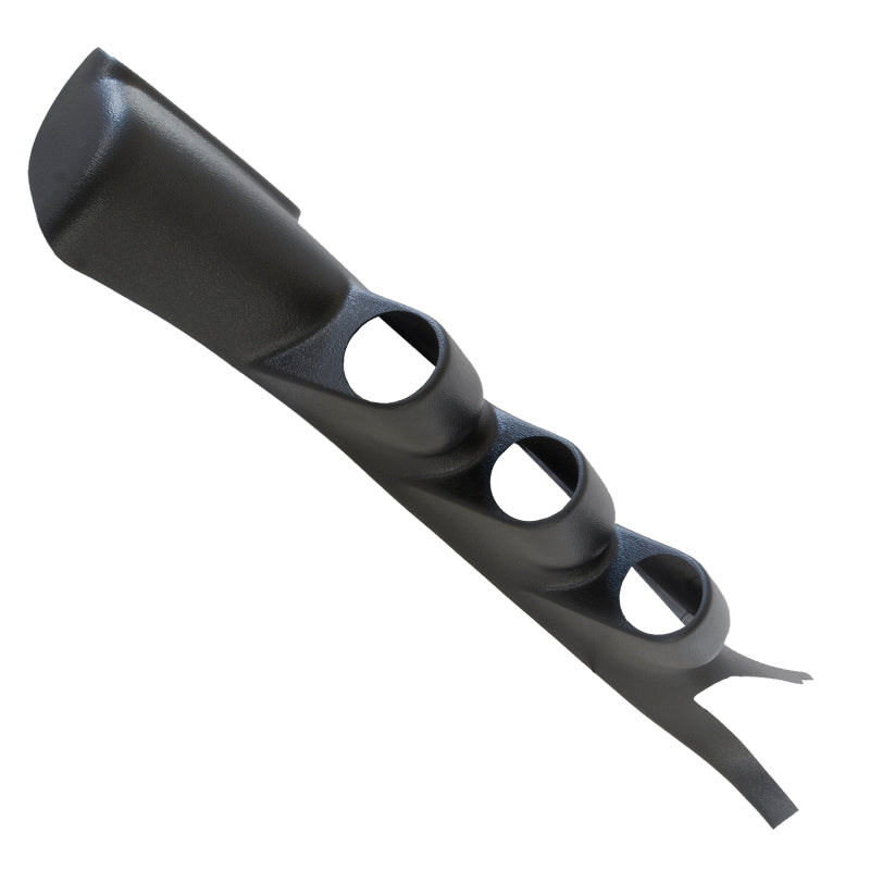 Autometer 05-07 Ford Mustang Convertible 52mm Black Triple Pillar Pod - Burkken Auto Parts
