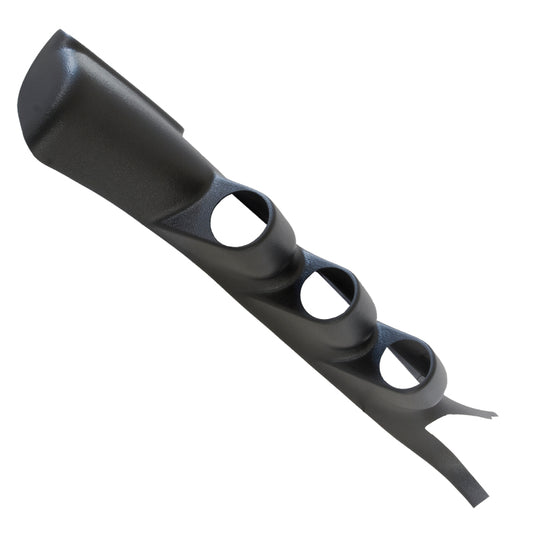 Autometer 05-07 Ford Mustang Convertible 52mm Black Triple Pillar Pod - Burkken Auto Parts