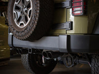 aFe Rebel Series 2.5in 409 SS Axle-Back Exhaust System Black 07-18 Jeep Wrangler (JK) V6-3.6L/3.8L - Burkken Auto Parts