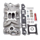Edelbrock Manifold w/ Installation Kit Performer Eps SBC 1957-1986 Natural Finish - Burkken Auto Parts