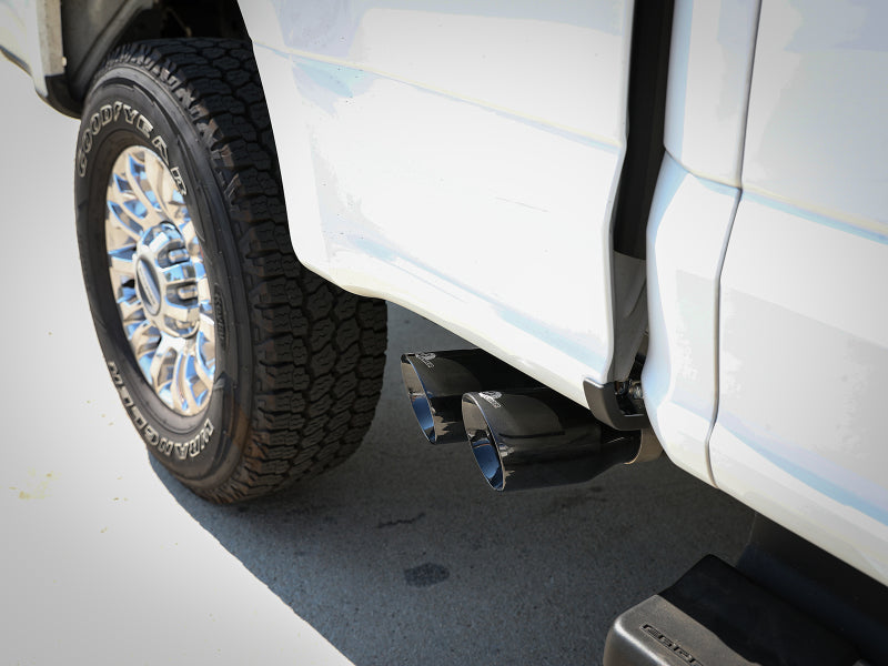aFe Rebel Series 3in 409 SS Cat-Back Exhaust w/ Black Tips 17-20 Ford F-250/F350 V8 6.2L/7.3L - Burkken Auto Parts