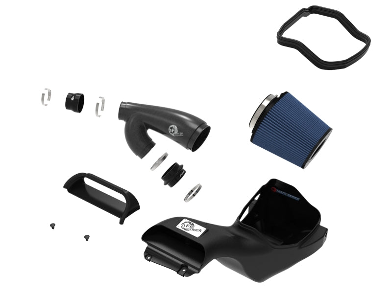 aFe 17-20 Ford F-150/Raptor Track Series Carbon Fiber Cold Air Intake System With Pro 5R Filters - Burkken Auto Parts