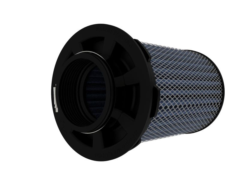 aFe MagnumFLOW Air Filter - Pro 5R 2.5 Inlet x 4.5in B x 4.5in T x 7in H (Inv) - Burkken Auto Parts