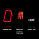ANZO 11-14 Chrysler 300 LED Taillights Chrome w/ Sequential - Burkken Auto Parts