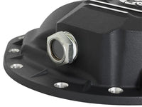 AFE Rear Differential Cover Black w/Machined Fins Nissan Titan XD 16-19 - w/Oil - Burkken Auto Parts
