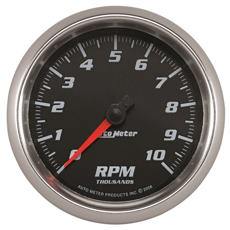 Autometer Pro-Cycle Gauge Tachometer 3 3/8in 10K Rpm Black - Burkken Auto Parts