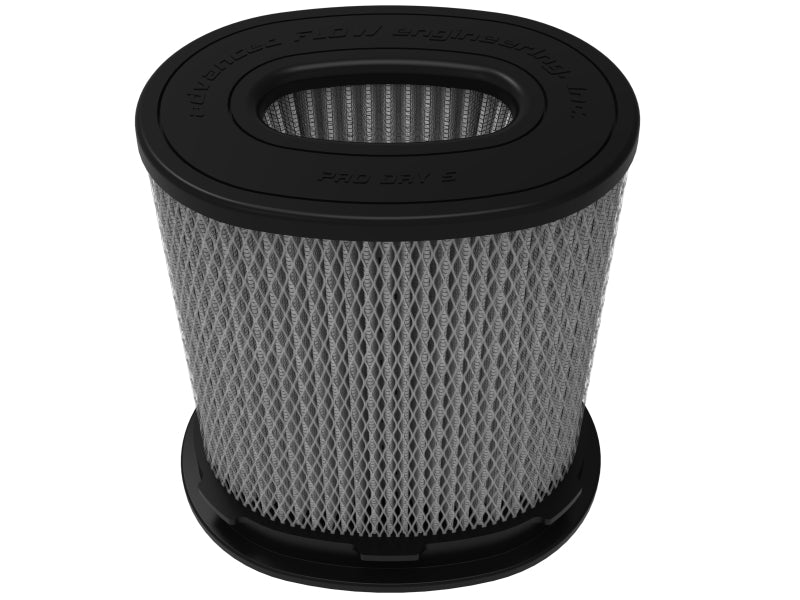 aFe MagnumFLOW Pro DRY S Univ Air Filter 5-1/2x3-1/2in F x 8-1/4 x 6in B x 8 x 5-3/4in T x 9in H - Burkken Auto Parts