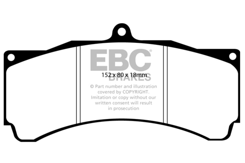 EBC Brakes Redstuff Ceramic Brake Pads - Burkken Auto Parts
