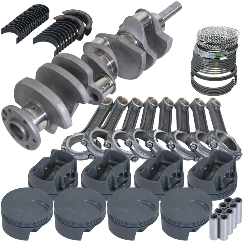 Eagle Ford 460 4.500in Crank 6.700in I-Beam Rods -3cc Flat Top 4.440in Pistons Rotating Assembly - Burkken Auto Parts