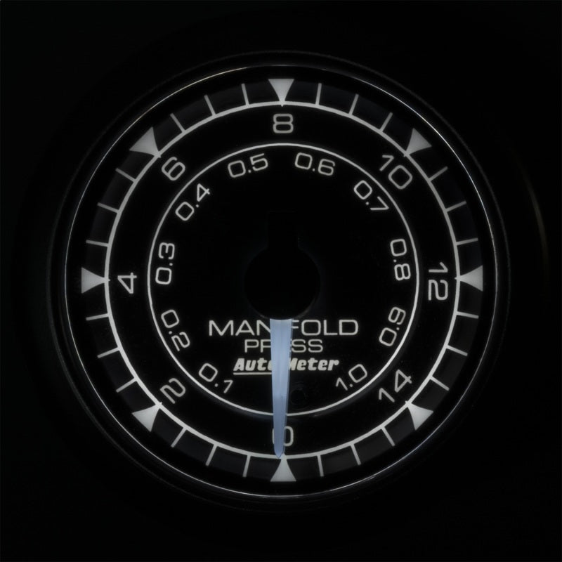 Autometer Chrono 2-1/16in 15PSI Manifold Pressure Gauge - Burkken Auto Parts