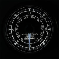 Autometer Chrono 2-1/16in 15PSI Manifold Pressure Gauge - Burkken Auto Parts