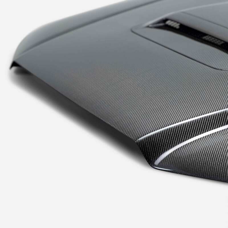 Seibon 12-15 Toyota Tacoma TR-Style Carbon Fiber Hood - Burkken Auto Parts