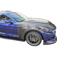 Anderson Composites 15-16 Ford Mustang GT 350 Style Carbon Fiber Front Fenders - Burkken Auto Parts