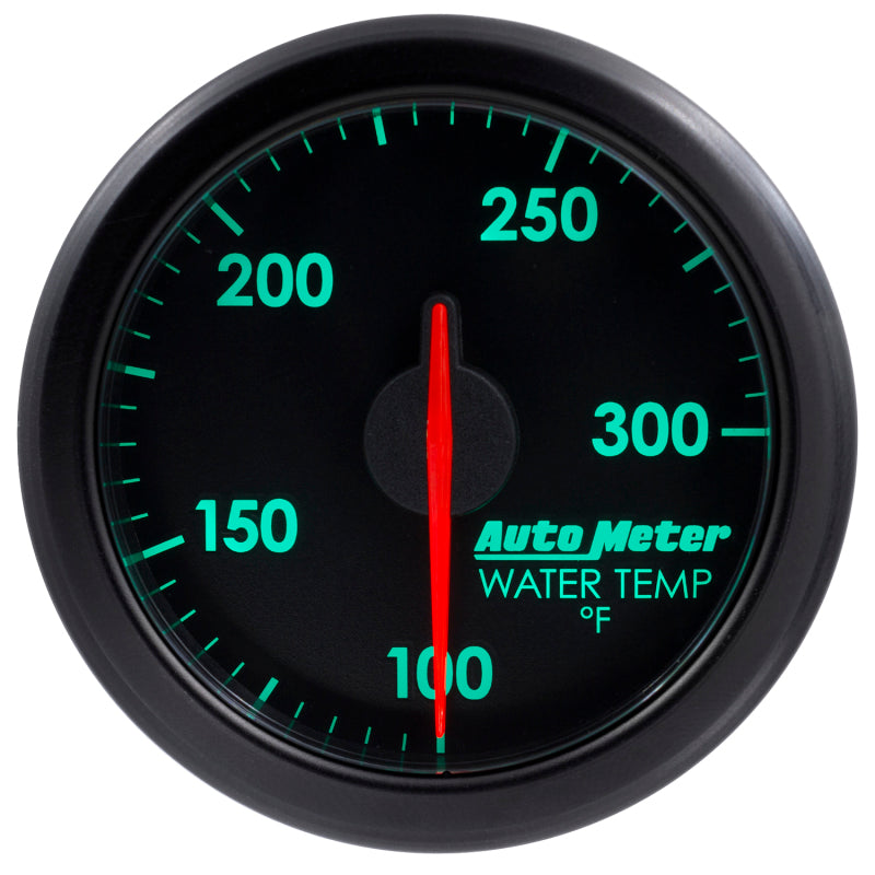 Autometer Airdrive 2-1/6in Water Temperature Gauge 100-300 Degrees F - Black - Burkken Auto Parts