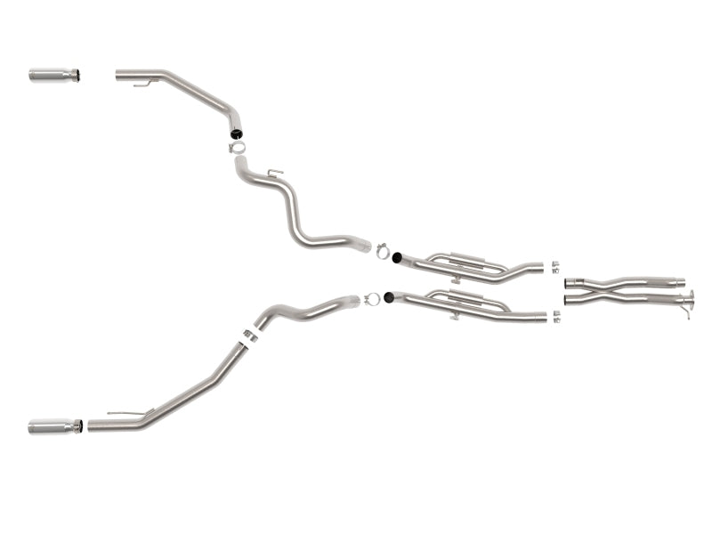 aFe 24-25 Ford Ranger Raptor Vulcan Series 3in 304 SS Cat-Back Exhaust w/ Polished Tips - Burkken Auto Parts