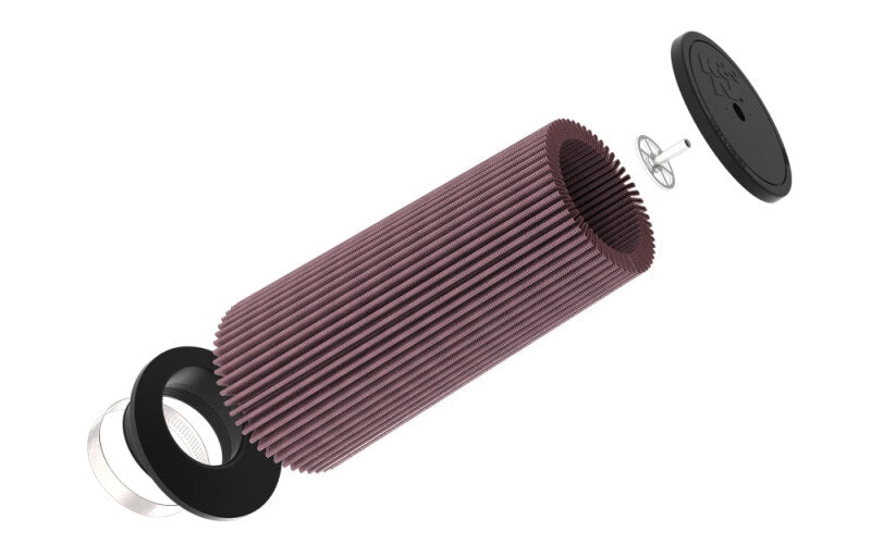 K&N Universal Clamp-On Air Filter 3-1/2in FLG - 5-3/4in B - 12-1/8in H - Burkken Auto Parts