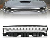 ANZO 15-23 Dodge Charger Black LED Grille w/ Initiation & Running Light/DRL Bar - Burkken Auto Parts