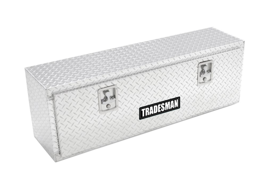 Tradesman Aluminum Top Mount L-Wing Box (60in.) - Brite - Burkken Auto Parts