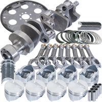 Eagle Chevy LT1350 1Pc 3.750in Crank 5.700in I-Beam Rods 4.030in Pistons 153 Tooth FP Bal Assembly - Burkken Auto Parts