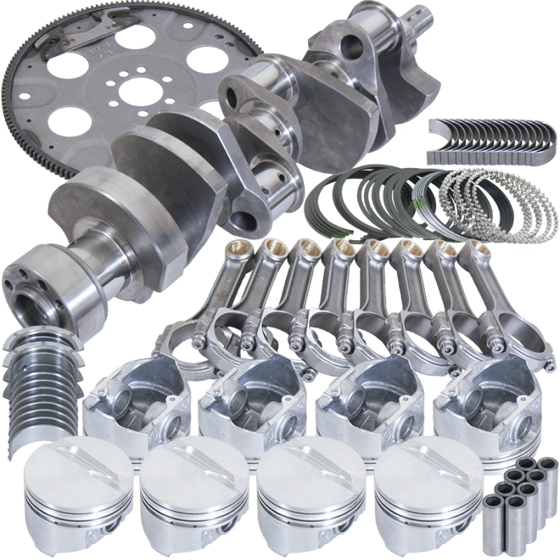 Eagle Chevy LT1350 1Pc 3.750in Crank 5.700in I-Beam Rods 4.060in Pistons 153 Tooth FP Blncd Assembly - Burkken Auto Parts