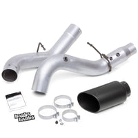 Banks Power 20-21 Chevy/GMC 2500/3500 6.6L Monster Exhaust System - Black Tip - Burkken Auto Parts