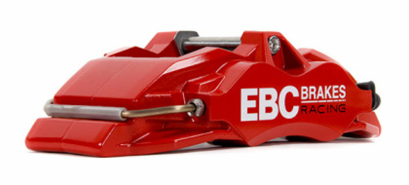 EBC Racing 17-22 Honda Civic Type-R (FK8) Red Apollo-6 Front Right Caliper - Burkken Auto Parts